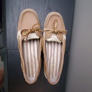 Sperry top-sider angelfish gold sparkle